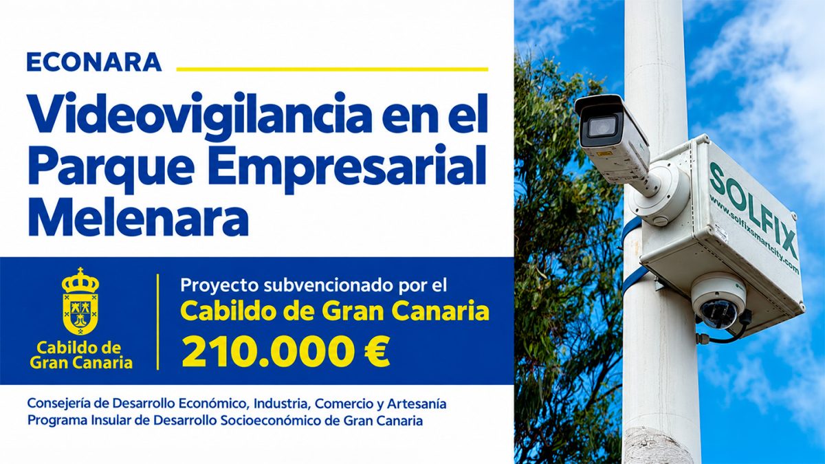 Videovigilancia de tráfico en el Parque Empresarial Melenara