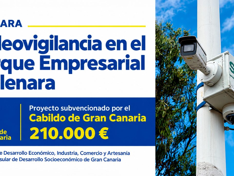 Videovigilancia de tráfico en el Parque Empresarial Melenara